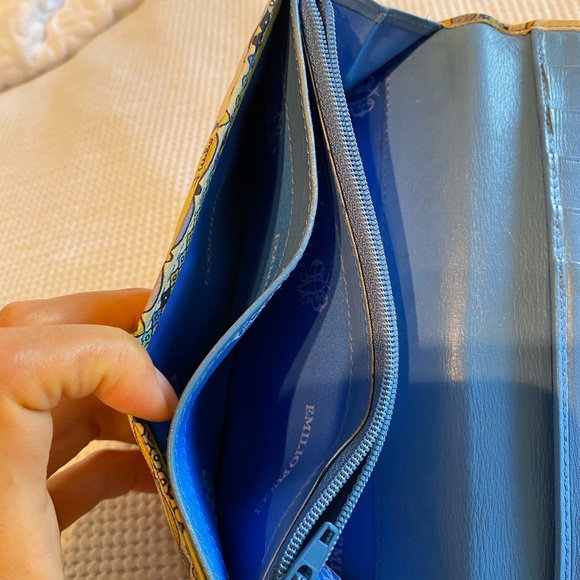 Emilio Pucci Wallet Blue/Multi Color - RARE - Picture 4 of 8